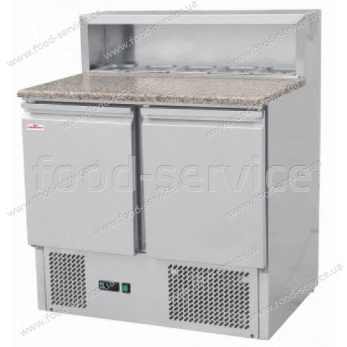 Стол для пиццы Frosty THPS 900 с гранитной столешней и салат-баром